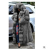 Women Solid Plush Warm Cardigan Coat Autumn Winter Faux Fur Large Coat Women's Casual Long Sleeve Hooded Faux Fur Coat - MAGUSTA BEAUTY