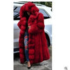 Women Solid Plush Warm Cardigan Coat Autumn Winter Faux Fur Large Coat Women's Casual Long Sleeve Hooded Faux Fur Coat - MAGUSTA BEAUTY