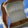 Women Summer Strapless Crop Tube Top Sexy Y2K Clothes Sleeveless Off The Shoulder Tank Top Streetwear Club Party 2024 - MAGUSTA BEAUTY