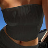 Women Summer Strapless Crop Tube Top Sexy Y2K Clothes Sleeveless Off The Shoulder Tank Top Streetwear Club Party 2024 - MAGUSTA BEAUTY
