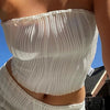 Women Summer Strapless Crop Tube Top Sexy Y2K Clothes Sleeveless Off The Shoulder Tank Top Streetwear Club Party 2024 - MAGUSTA BEAUTY
