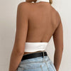 Women Summer Tank Tops Solid Cross Halter Camis Backless Crop Tops Female Camisole Cropped Top Slim Sleeveless Streetwear - MAGUSTA BEAUTY