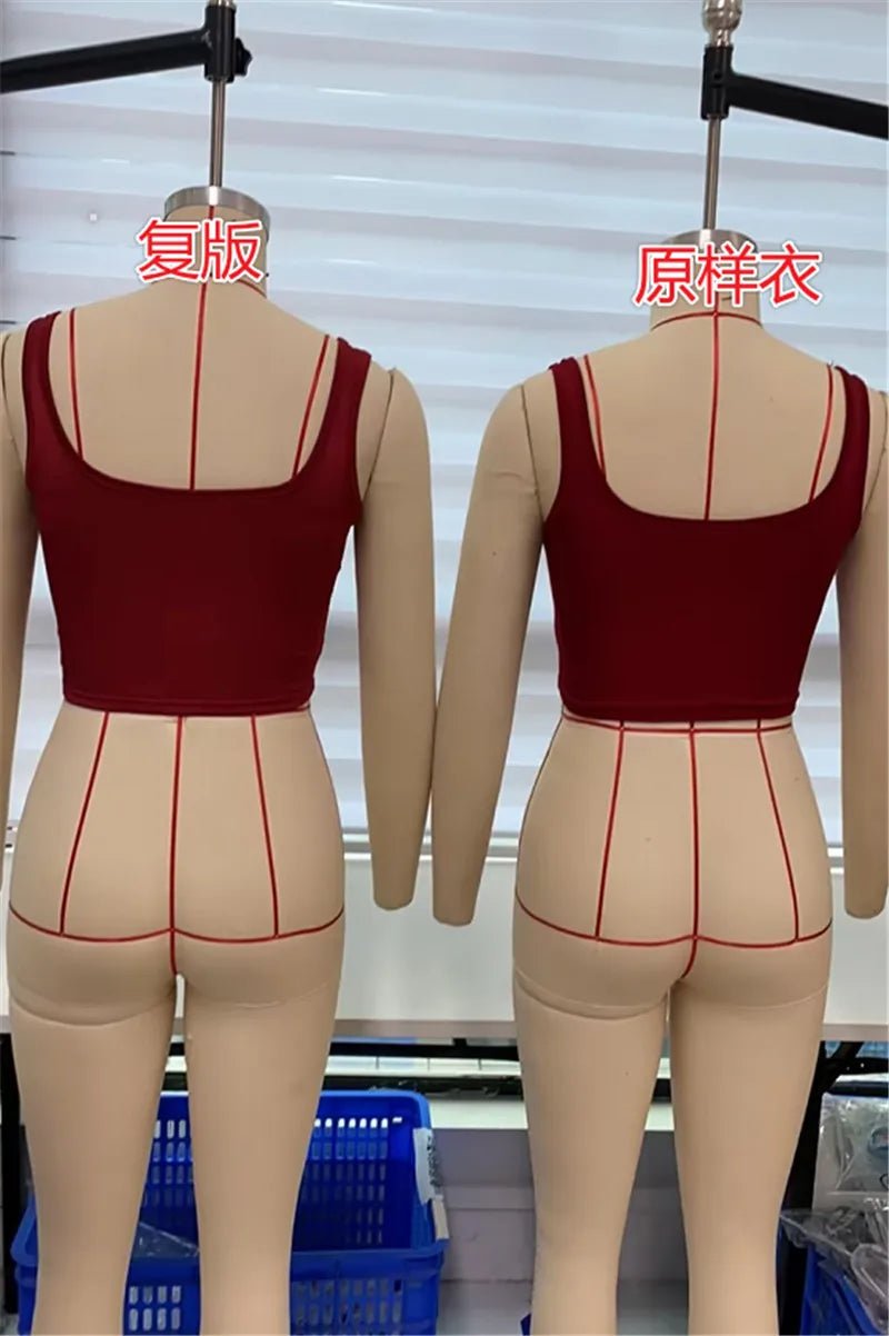 Women Tanks Vest Crop Tops Summer Sleeveless Slash Neck Tanks For Women Solid White Red Strap Sports Tank Tops Lady - MAGUSTA BEAUTY
