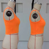 Women Tanks Vest Crop Tops Summer Sleeveless Slash Neck Tanks For Women Solid White Red Strap Sports Tank Tops Lady - MAGUSTA BEAUTY