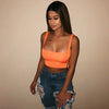 Women Tanks Vest Crop Tops Summer Sleeveless Slash Neck Tanks For Women Solid White Red Strap Sports Tank Tops Lady - MAGUSTA BEAUTY