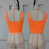 Women Tanks Vest Crop Tops Summer Sleeveless Slash Neck Tanks For Women Solid White Red Strap Sports Tank Tops Lady - MAGUSTA BEAUTY