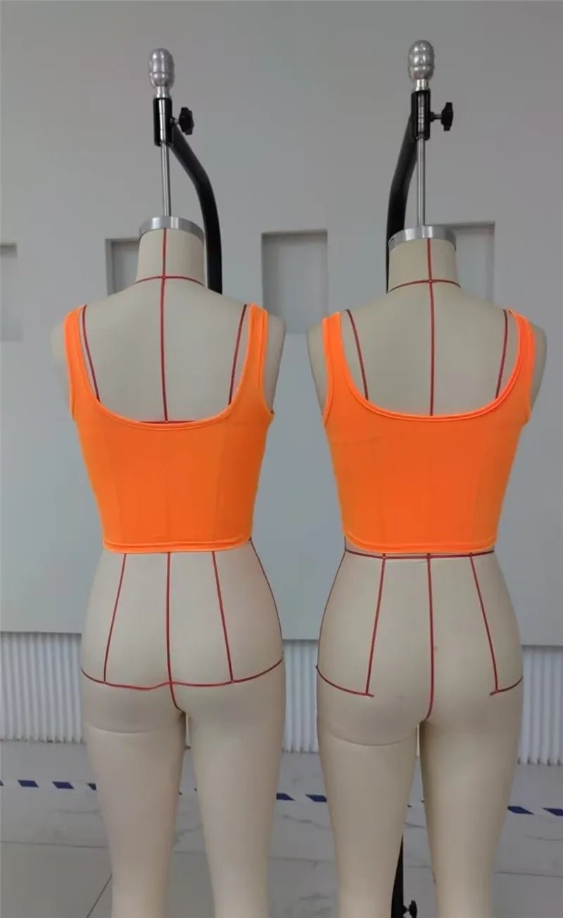 Women Tanks Vest Crop Tops Summer Sleeveless Slash Neck Tanks For Women Solid White Red Strap Sports Tank Tops Lady - MAGUSTA BEAUTY