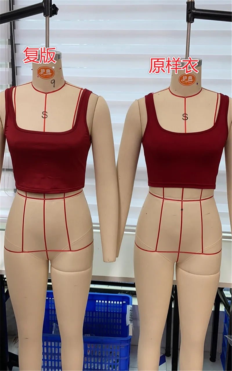 Women Tanks Vest Crop Tops Summer Sleeveless Slash Neck Tanks For Women Solid White Red Strap Sports Tank Tops Lady - MAGUSTA BEAUTY
