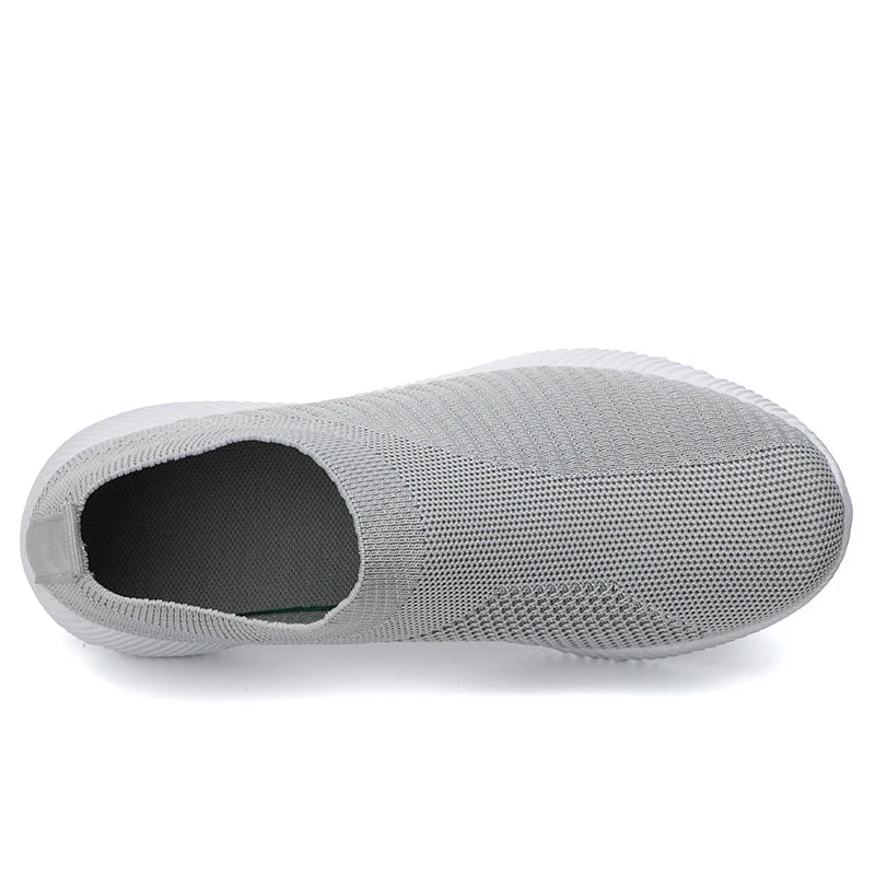 Women Vulcanized Shoes High Quality Women Sneakers Slip On Flats Shoes Women Loafers Plus Size 42 Walking Flat - MAGUSTA BEAUTY