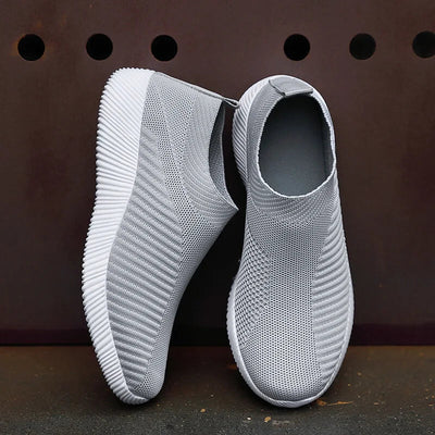 Women Vulcanized Shoes High Quality Women Sneakers Slip On Flats Shoes Women Loafers Plus Size 42 Walking Flat - MAGUSTA BEAUTY