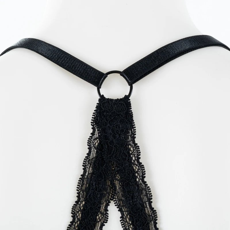 Women White Crop Tops Lace Print Camisole Sexy Hollow Backless Bra Removable Chest Pad Bralette Solid Beauty Back Tank Top - MAGUSTA BEAUTY