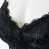 Women White Crop Tops Lace Print Camisole Sexy Hollow Backless Bra Removable Chest Pad Bralette Solid Beauty Back Tank Top - MAGUSTA BEAUTY