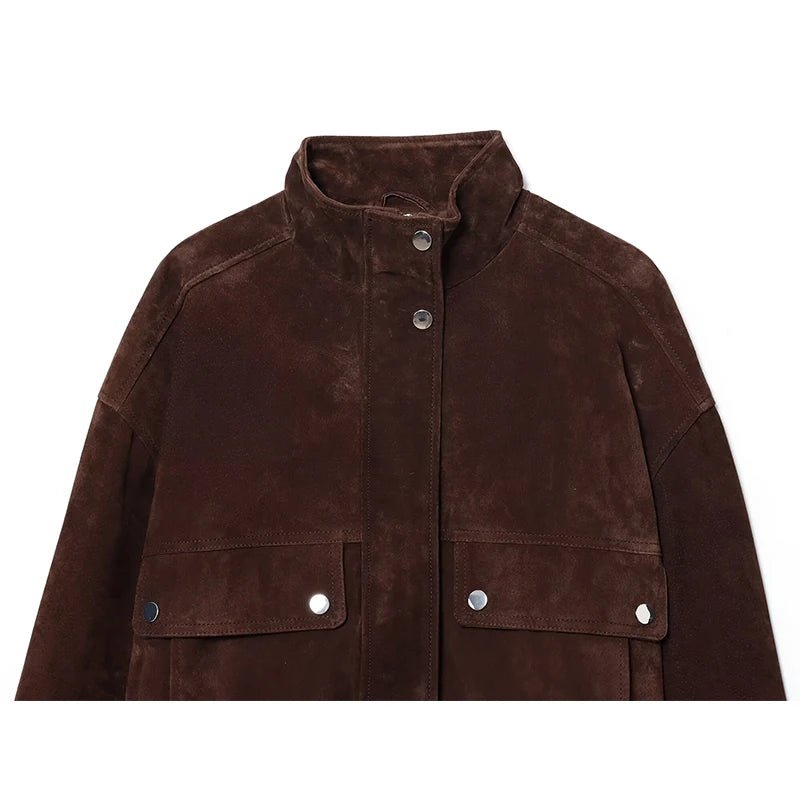 Women's Autumn Jackets 2025 New Fashion Big Pocket Elegant Women's Loose Warm Jackets Autumn Street Chic Young Student Coats - MAGUSTA BEAUTY