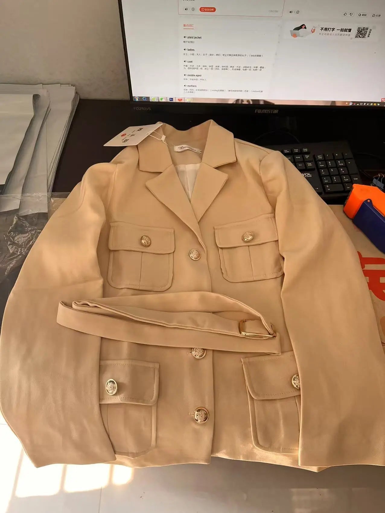 Women's Blazer Coat New 2025 Autumn Long Sleeve Casual Single Breasted Elegant Office Waist Ladies Suit Jacket lady Outerwear - MAGUSTA BEAUTY