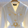 Women's Blazer Coat New 2025 Autumn Long Sleeve Casual Single Breasted Elegant Office Waist Ladies Suit Jacket lady Outerwear - MAGUSTA BEAUTY