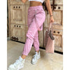 Women's Cargo Pants Casual Trousers 2026 Spring Autumn Solid Color Trend Street Pocket Design Cuff Suspenders Streetwear Women - MAGUSTA BEAUTY