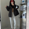 Women's Winter Warm Padded Jacket Coat 2025 New Down Cotton Hooded Solid Thick Parka Waterproof Puffy Korean Fashion Outdoor - MAGUSTA BEAUTY