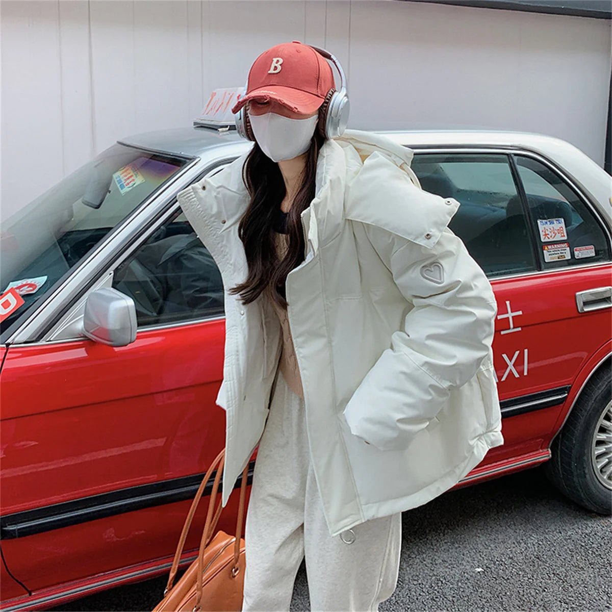 Women's Winter Warm Padded Jacket Coat 2025 New Down Cotton Hooded Solid Thick Parka Waterproof Puffy Korean Fashion Outdoor - MAGUSTA BEAUTY