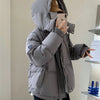 Women's Winter Warm Padded Jacket Coat 2025 New Down Cotton Hooded Solid Thick Parka Waterproof Puffy Korean Fashion Outdoor - MAGUSTA BEAUTY