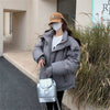 Women's Winter Warm Padded Jacket Coat 2025 New Down Cotton Hooded Solid Thick Parka Waterproof Puffy Korean Fashion Outdoor - MAGUSTA BEAUTY