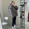 Women's Winter Warm Padded Jacket Coat 2025 New Down Cotton Hooded Solid Thick Parka Waterproof Puffy Korean Fashion Outdoor - MAGUSTA BEAUTY
