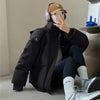 Women's Winter Warm Padded Jacket Coat 2025 New Down Cotton Hooded Solid Thick Parka Waterproof Puffy Korean Fashion Outdoor - MAGUSTA BEAUTY