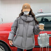 Women's Winter Warm Padded Jacket Coat 2025 New Down Cotton Hooded Solid Thick Parka Waterproof Puffy Korean Fashion Outdoor - MAGUSTA BEAUTY