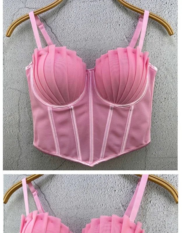 Y2k Top Women Clothing Sexy Tops Camis Tees Fashion Clothes Corset Streetwear Party Club Underwear Bustiers Slimming Lingerie - MAGUSTA BEAUTY