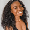 YAVIDA Curly Headband Wig Human Hair 10-24 Curly Hair Headband Wig Indian Virgin Machine Made Human Hair Wigs With Headband - MAGUSTA BEAUTY