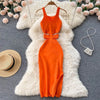 YuooMuoo Women Dress Sexy Cut Out Waist Package Hips Split Bodycon Dress Summer Fashion Lady Knitted Party Vestidos Sundress - MAGUSTA BEAUTY
